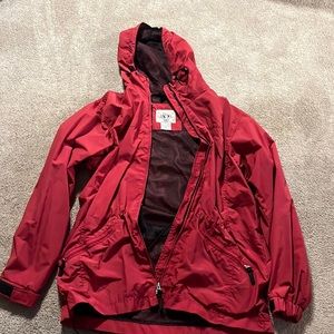 Small red arctic image windbreaker